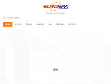 Tablet Screenshot of eurospagroup.it